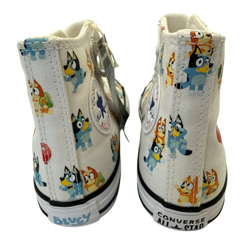 Converse‎ Chuck Taylor All Star 1V Kids Boy Lace-Up Bluey Print Sneakers, Size 1